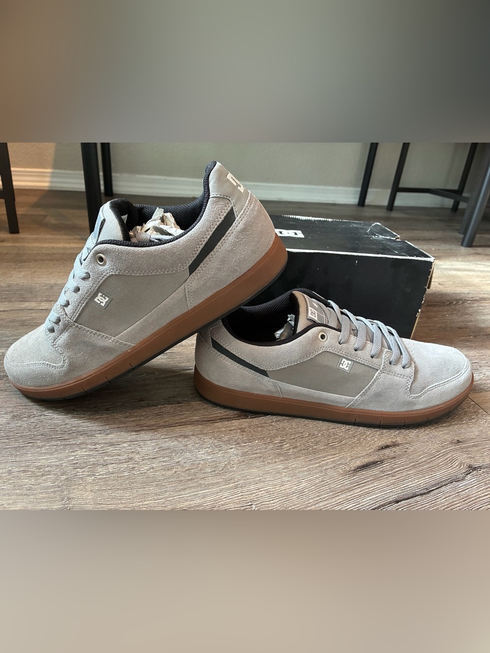 DC Men's Complice S Low-Top Sneakers in Grey/Gum